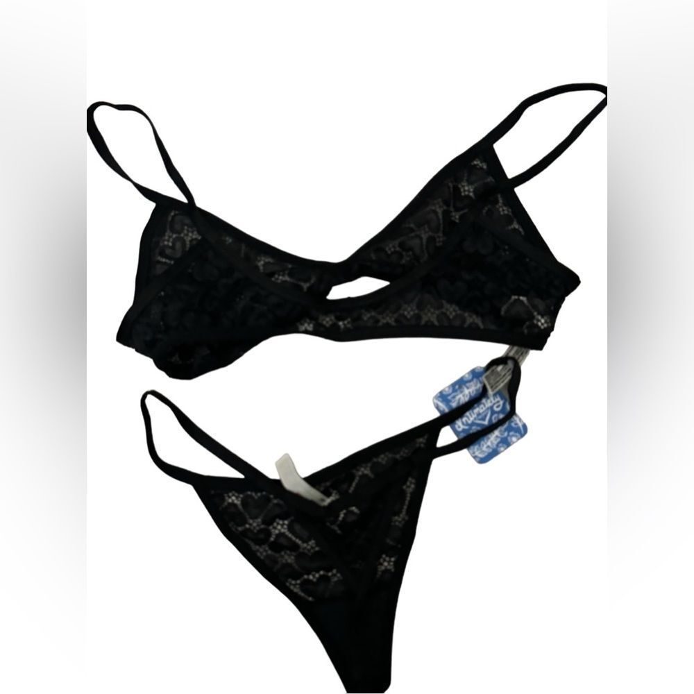 NWT Free People intimate REVOLVE Kelly Thong set XS MSRP $48 LAST ONE - Picture 6 of 6